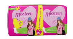 Feminine Private Thin Miss Teen Napkins, 20 Pads