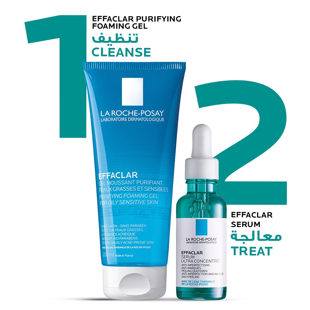 La Roche Posay Effaclar Acne Serum with Salicylic Acid and Niacinamide for Oily and Acne Prone Skin 30ml