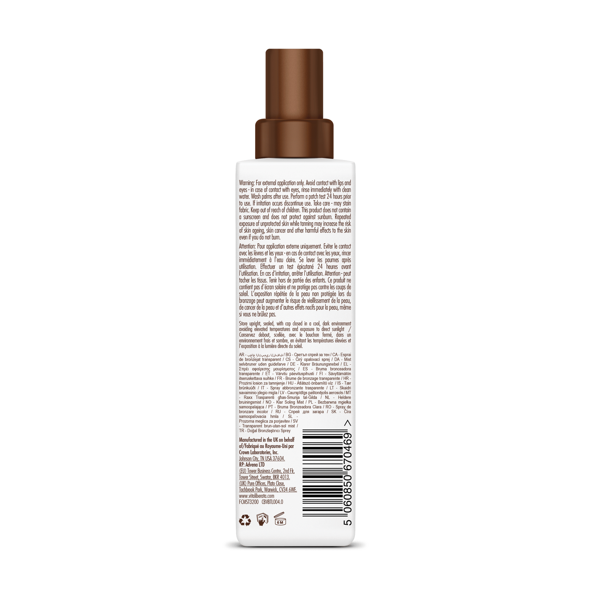 Vita Liberata Clear Tanning Mist 200ml