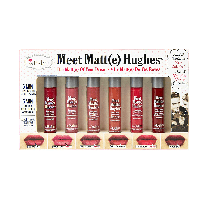 The Balm Set of 6 Mini Lipsticks - V12