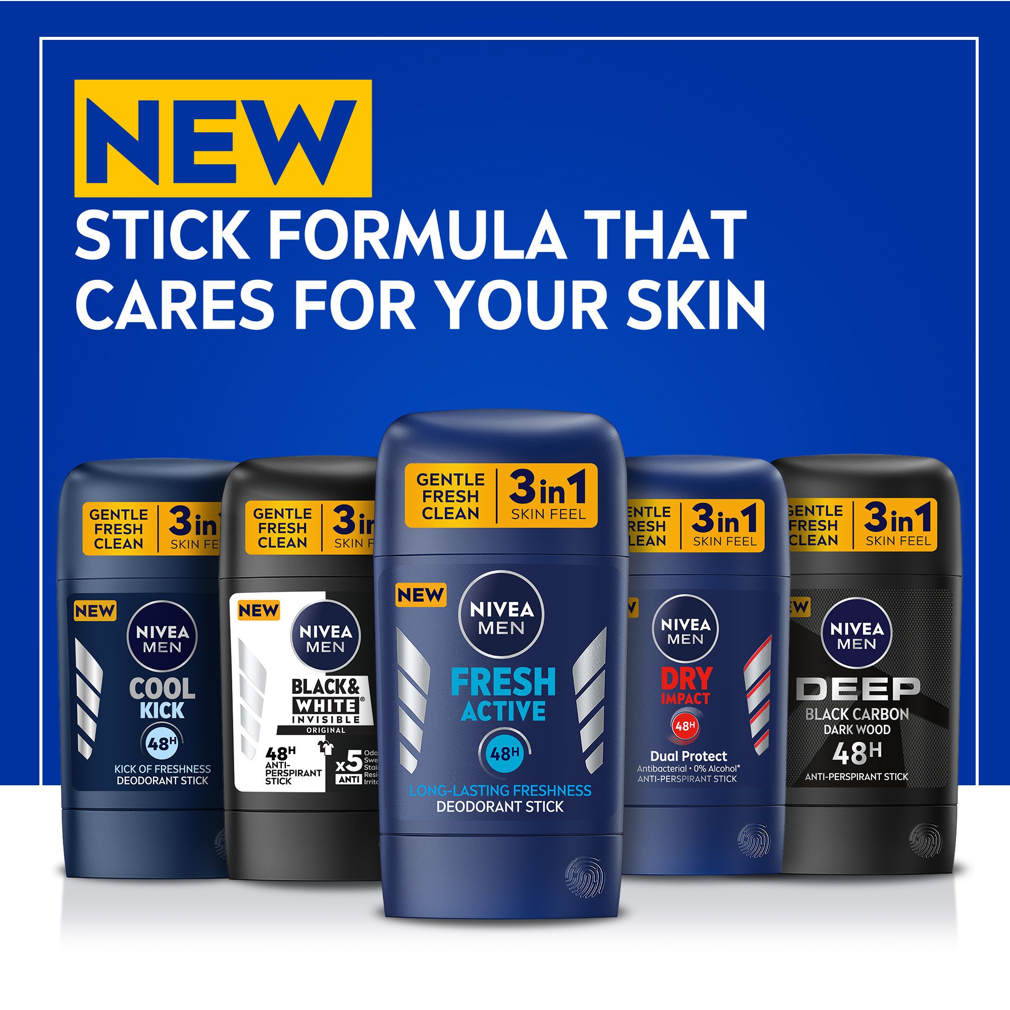 Nivea Men Deo Stick Fresh Active 50 Ml