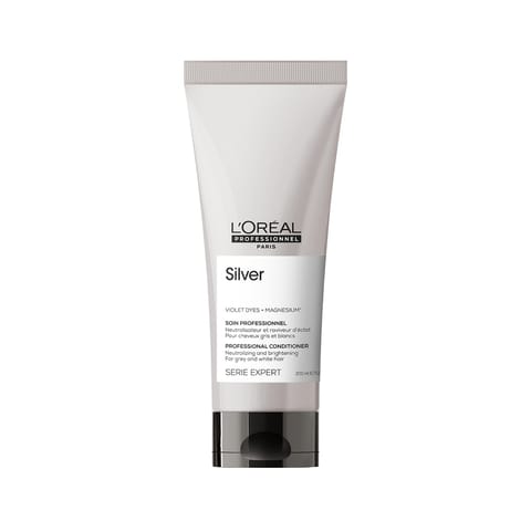 L’Oréal Professionnel Silver Conditioner for grey, white or light blonde hair SERIE EXPERT 200mL