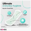 Kotex Antibacterial Panty Liners, 99% Protection from Bacteria Growth, Long Size, 44 Daily Panty Liners