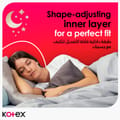 Kotex Ultra Thin Pads, Overnight Protection Sanitary Pads with Wings, 7 Sanitary Pads