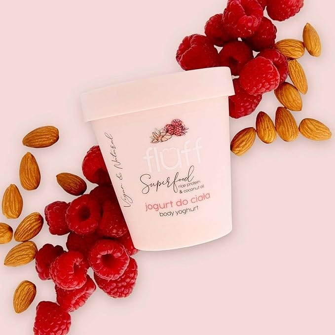 FLUFF Body Yogurt - Raspberries & Almonds