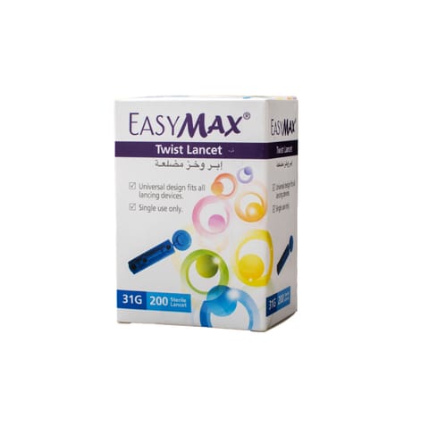 Easymax Twist Lancet 200 Pcs