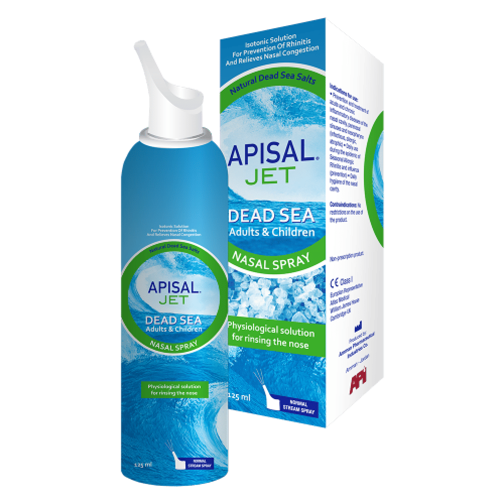 Apisal Jet Dead Sea Adults & Children Nasal Spray 125M