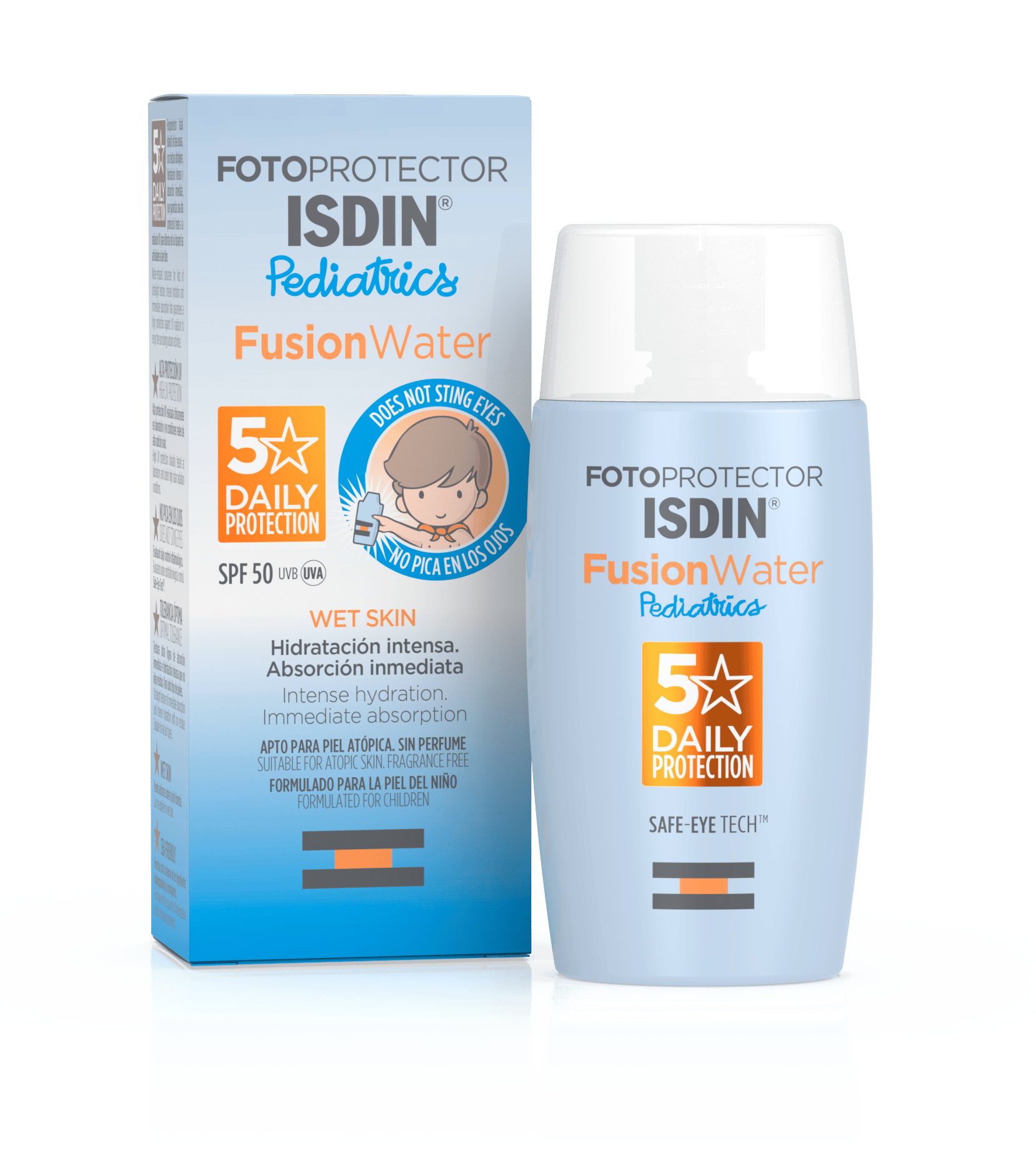 ISDIN FOTOPROTECTOR FUSION WATER 50+ 50ML PEDIATRICS