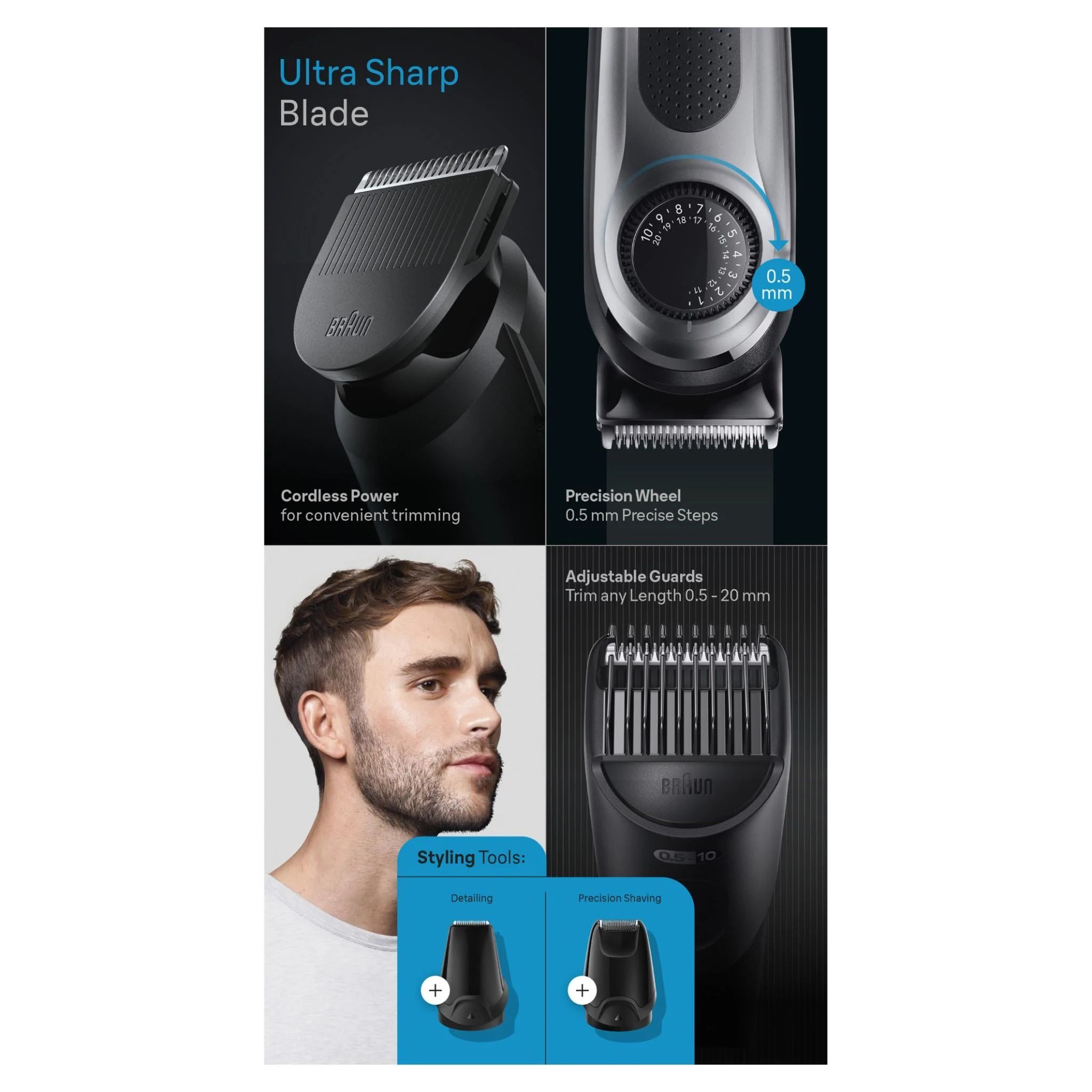 BRAUN SERIES 5 BT5440 BEARD TRIMMER