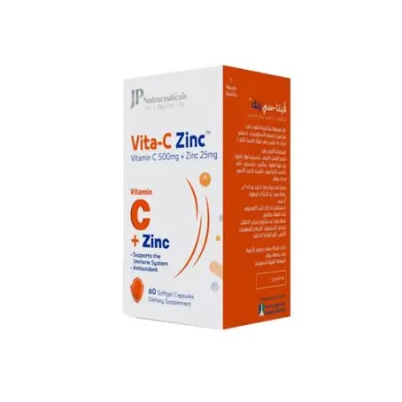 JP Vita-C Zinc™ 60 Soft Gelatin Capsules