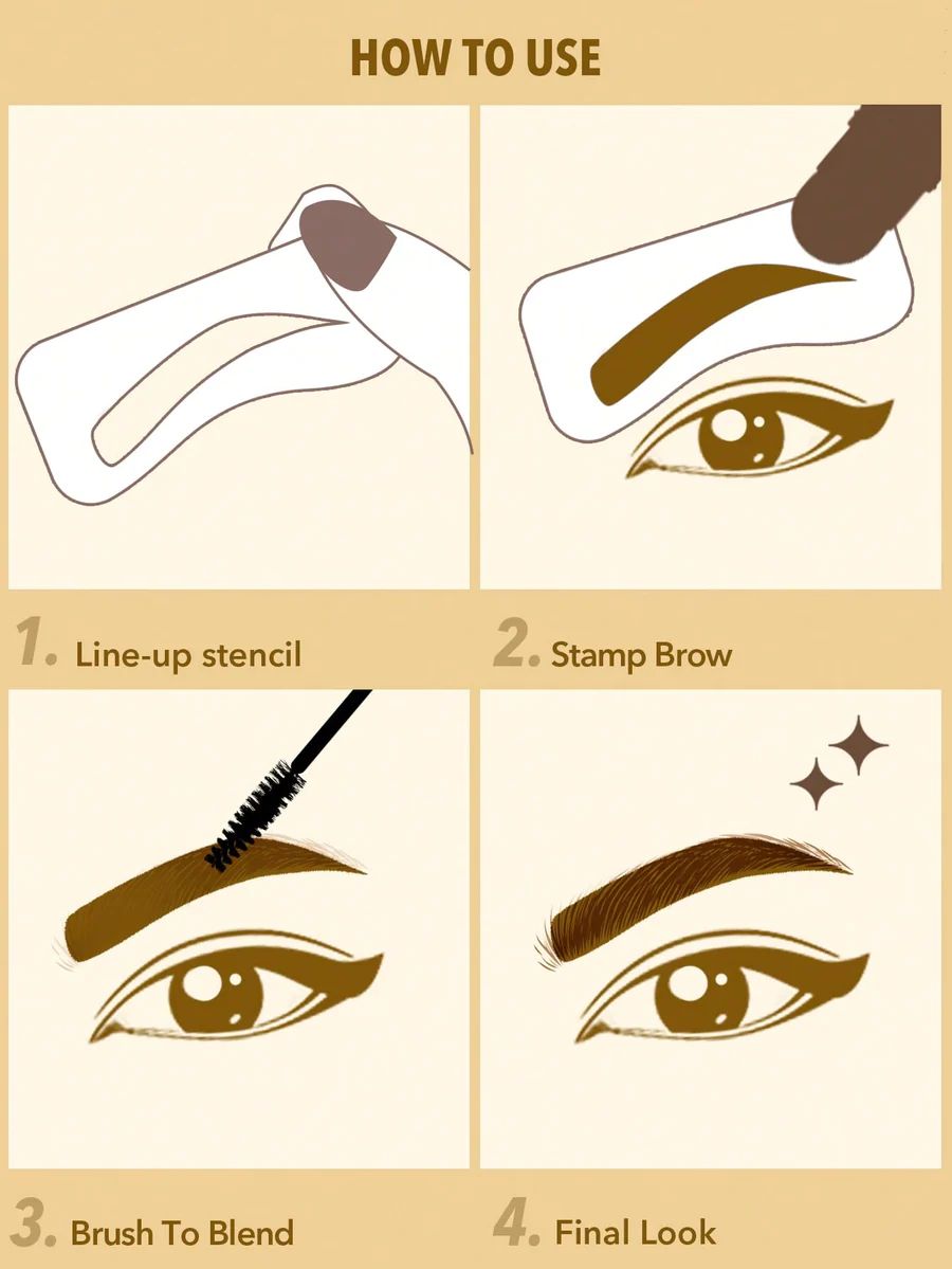 Sheglam Genius Eyebrow Stamp - Auburn