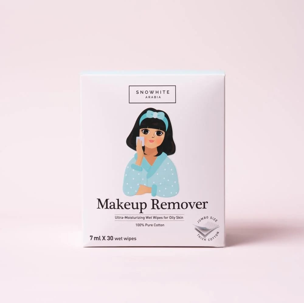 Snowhite Makeup Remover Oily Skin 30Pcs