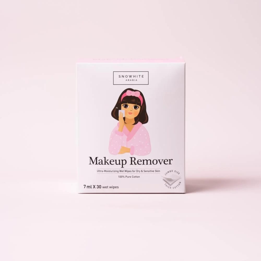 Snowhite Makeup Remover Dry & Sens 30Pcs