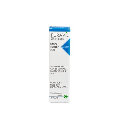 Puravie urea regain cream 10 % 250 ml bottle