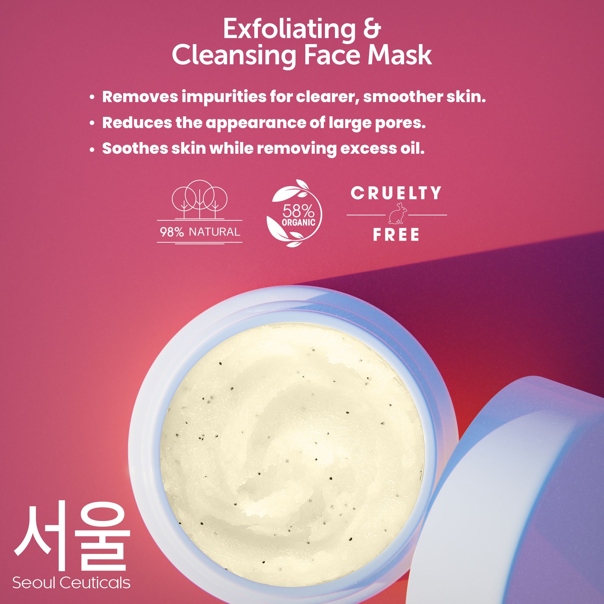 Seoul Ceuticals Exfoliating & Cleansing Face Mask 60ml