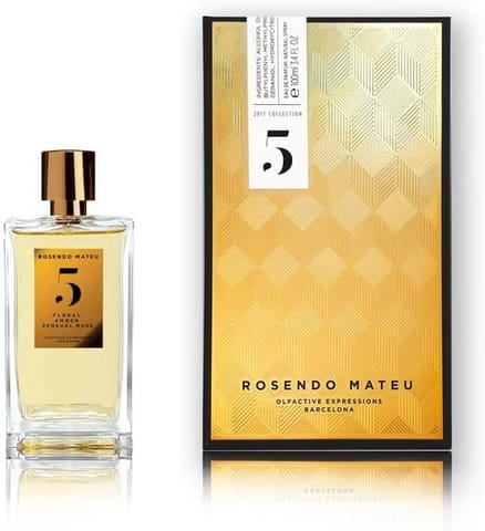 Rosendo Mateu Olfactive Expressions 5 Floral Amber Sensual Musk Unisex Eau De Parfum 100ml