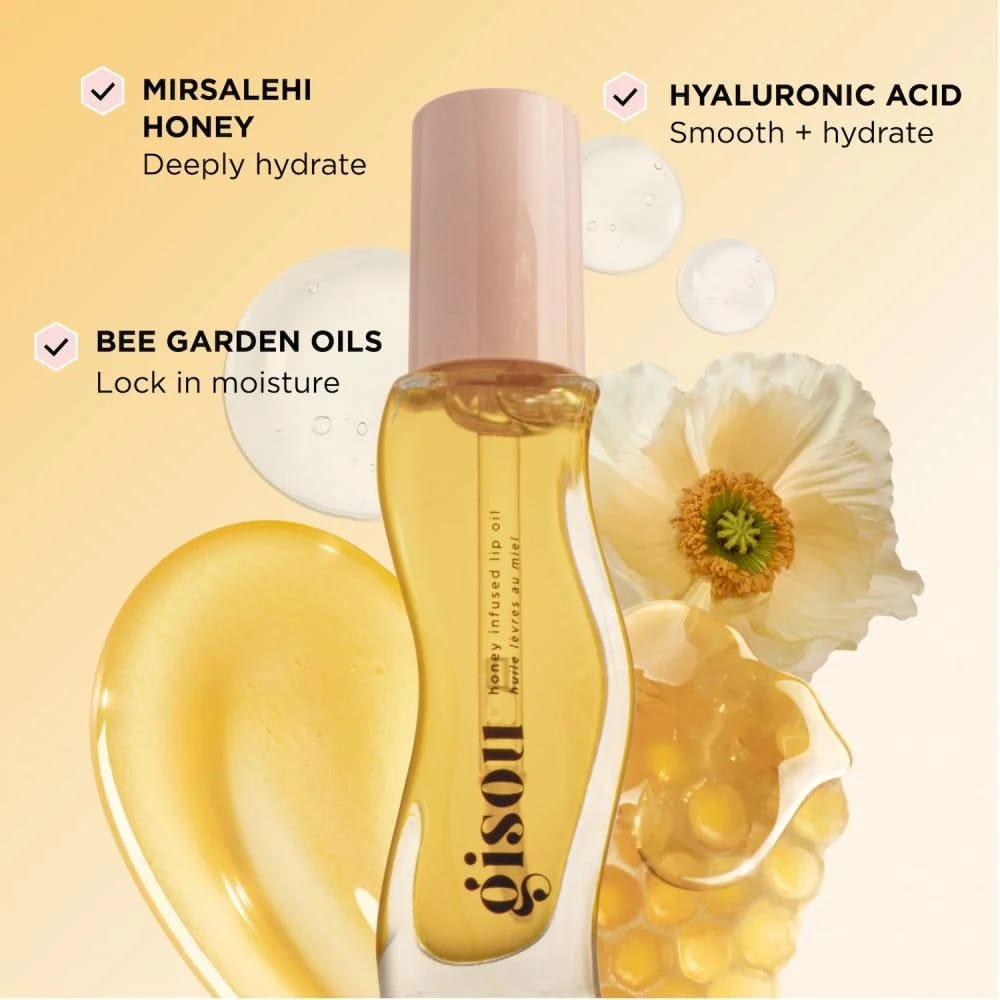 Gisou Lip Moisturizing Oil - Honey