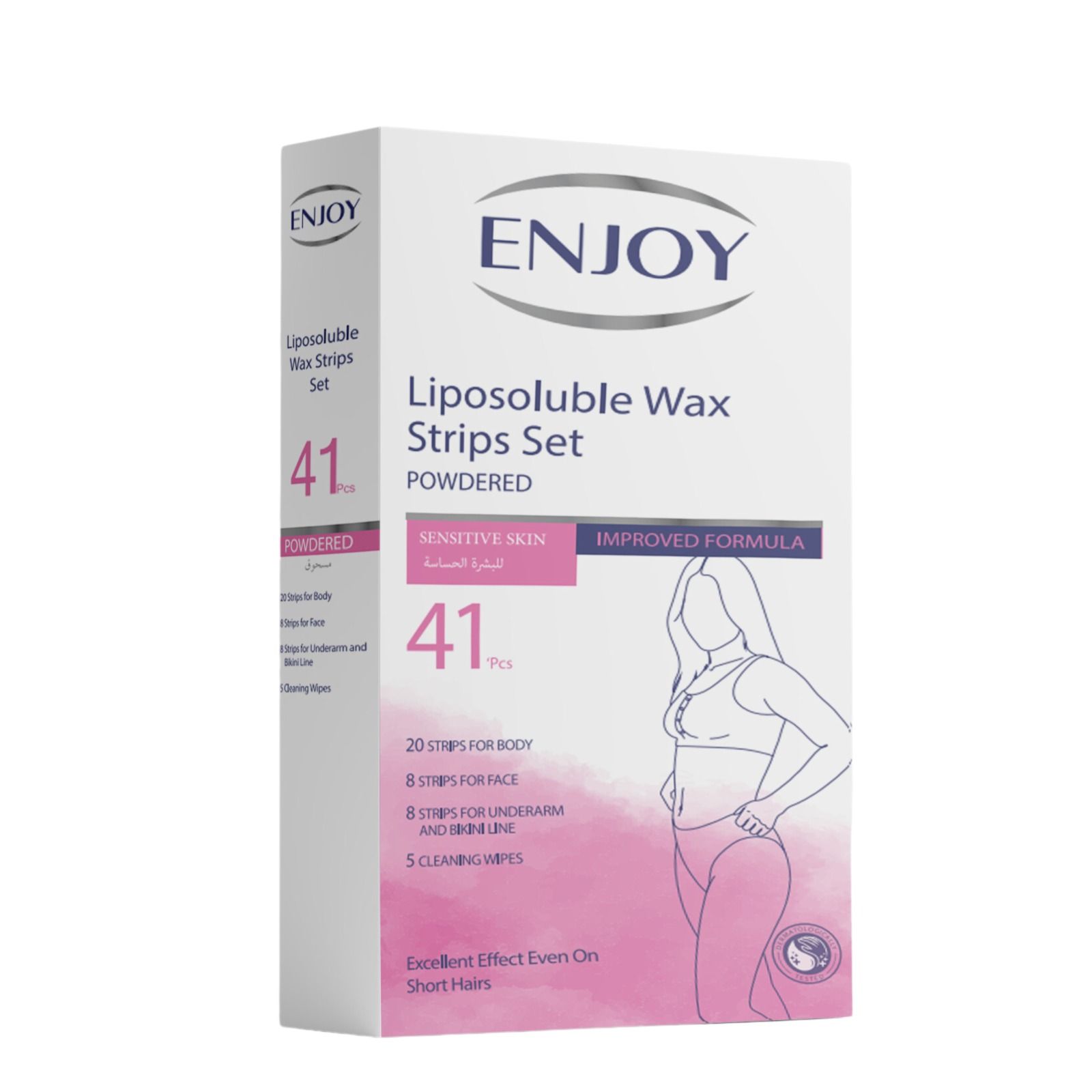 Enjoy Lipo Wax Strips Set P Sens Skn 41P