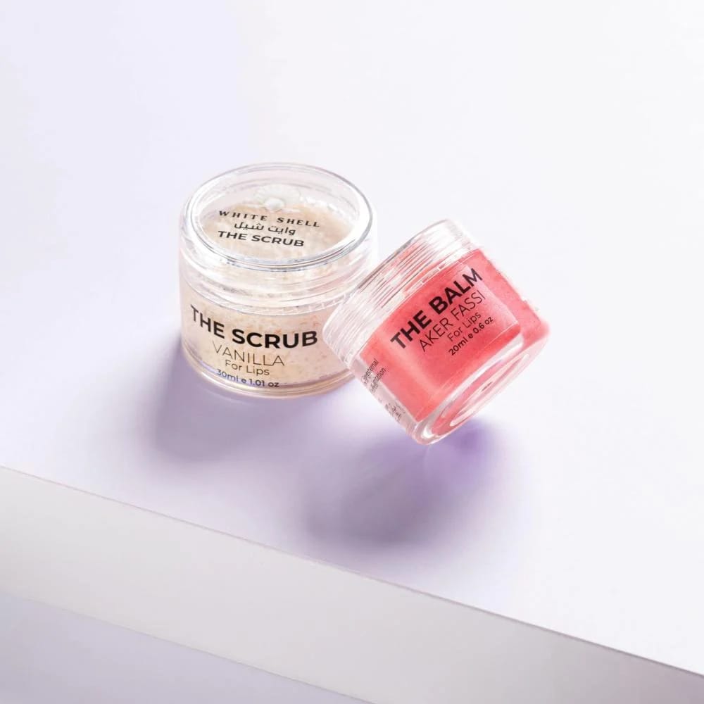 White Shell Vanilla Lib Scrub + Balm